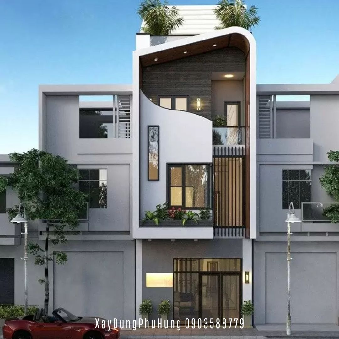 Nhà ống phong cách hiện đại