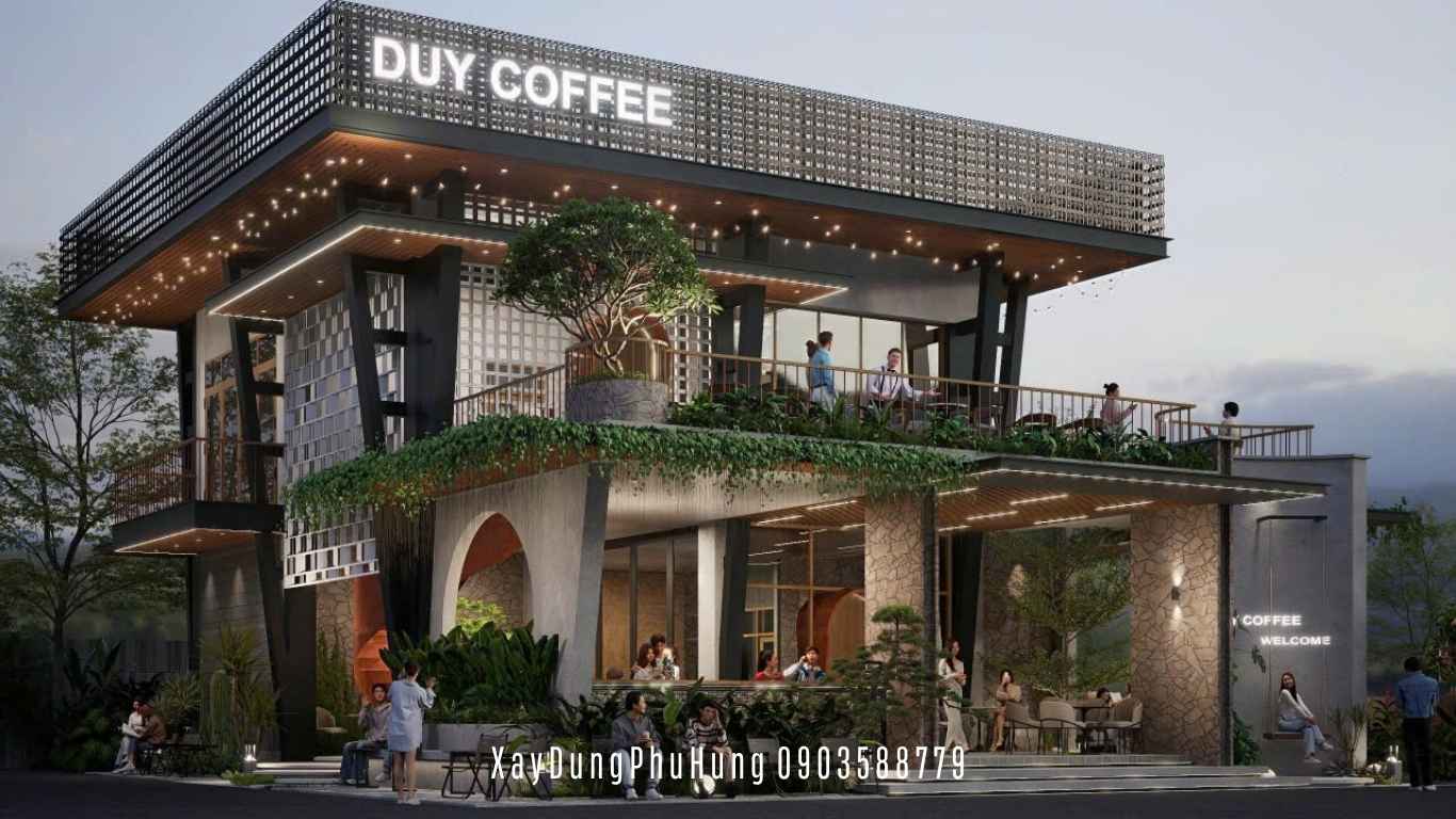 Thiết Kế Nội Thất Quán Cafe Duy Coffee Tại Phù Mỹ