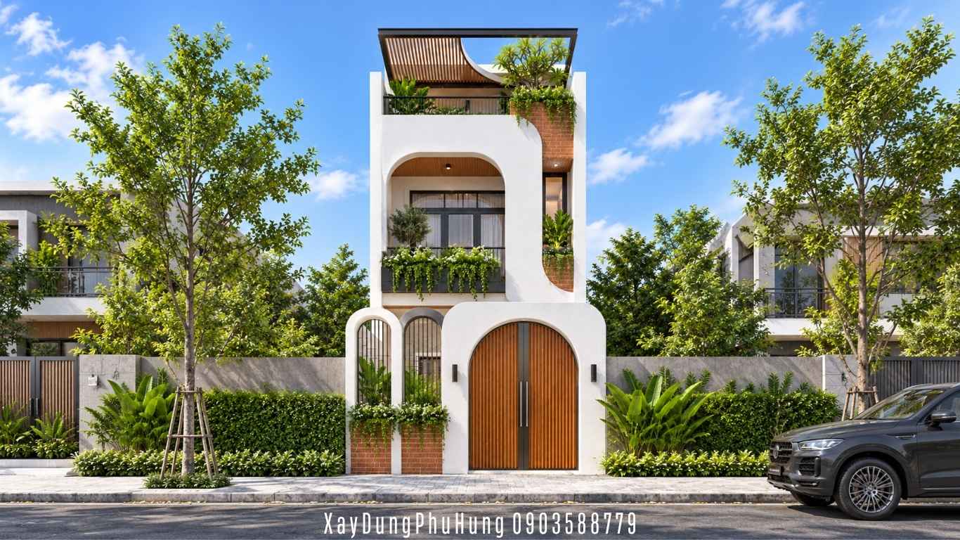 Nhà phố 3 tầng