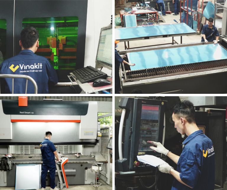Nhà máy sản xuất tủ bếp của Vinakit